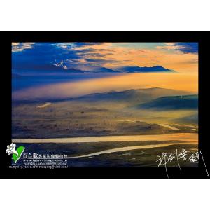 陽明山眺望山城台北